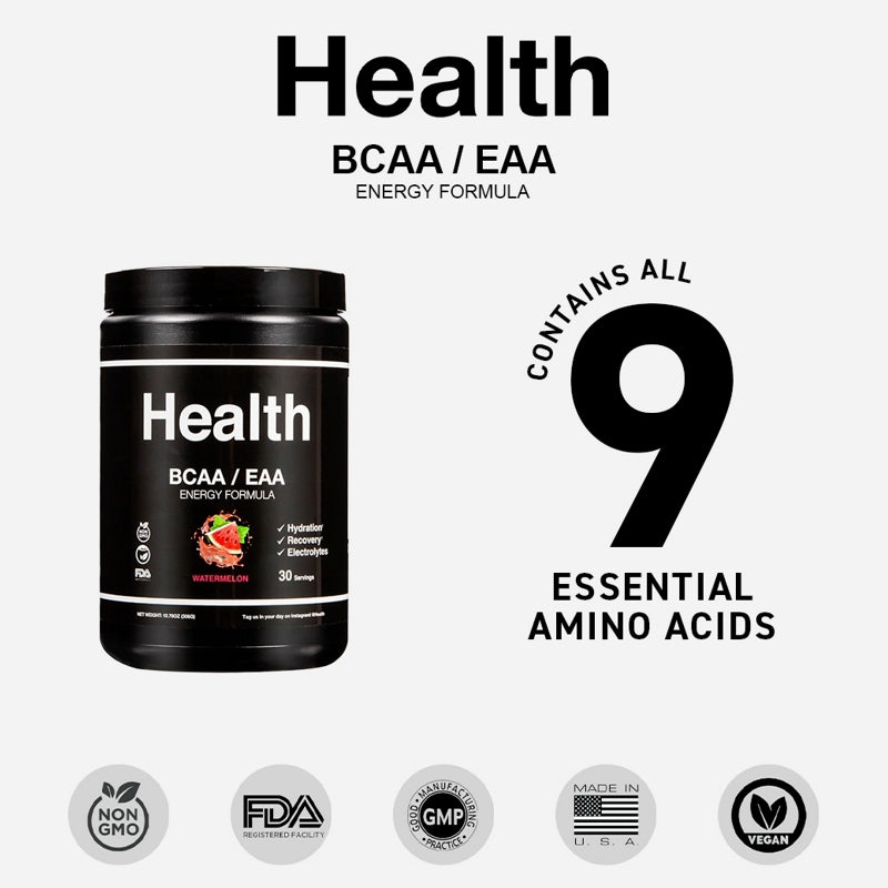 Health® BCAA Energy Formula | Watermelon 30 Servings
